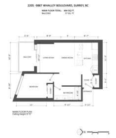 Loft / Bonus Room Photo of 2205 9887 Whalley Boulevard, Surrey, BC