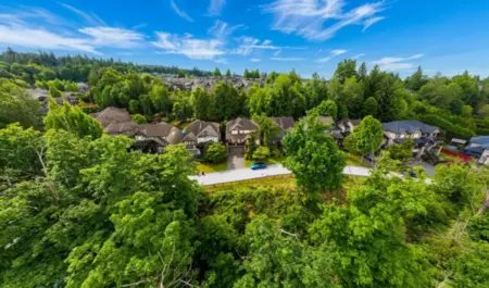 Aerial View of 22938 Vista Ridge Drive, Maple Ridge, BC