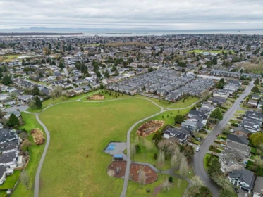 Aerial View of 108 10388 No. 2 Road, Richmond, BC