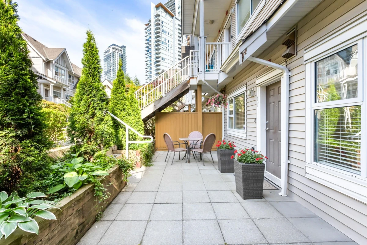 Exterior Rear Photo of 17 730 Farrow Street, Coquitlam, BC