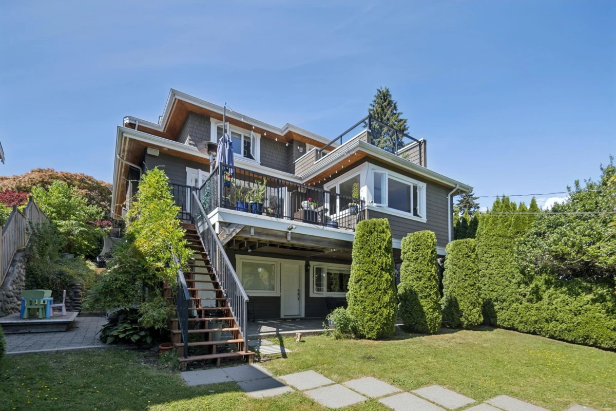 Exterior Rear Photo of 1225 Adderley Street, North Vancouver, BC