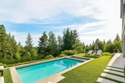 Aerial View of 2051 Ridge Mountain Drive, Anmore, BC