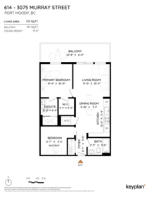 Aerial View of 614 3075 Murray Street, Port Moody, BC