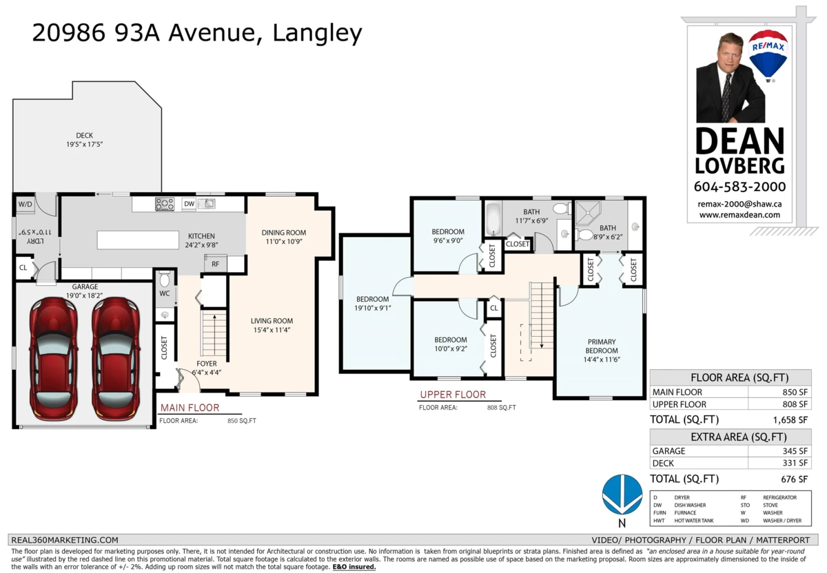 Exterior Rear Photo of 20986 93a Avenue, Langley, BC