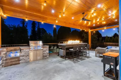 Aerial View of 22838 88 Avenue, Langley, BC
