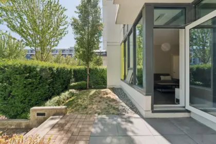 Backyard Photo of 106 5687 Gray Avenue, Vancouver, BC