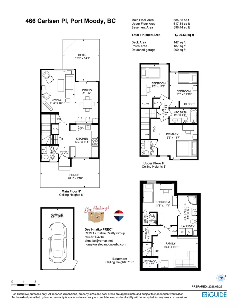 Exterior Rear Photo of 466 Carlsen Place, Port Moody, BC