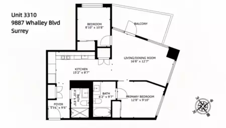 Staircase Photo of 3310 9887 Whalley Boulevard, Surrey, BC