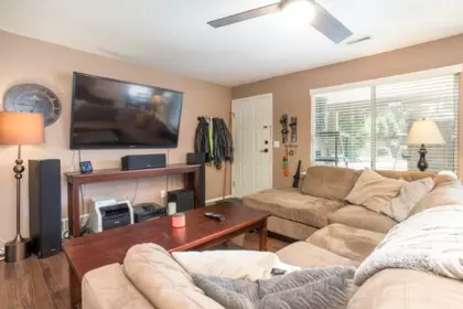 Aerial View of 102 Viscount Place, New Westminster, BC