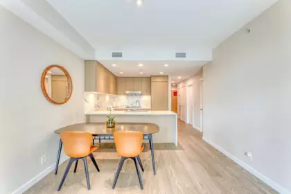Kitchen Island Photo of 308 3533 Ross Drive, Vancouver, BC