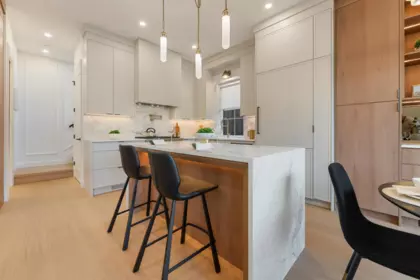 Kitchen Island Photo of 2 2256 E Pender Street Street, Vancouver, BC