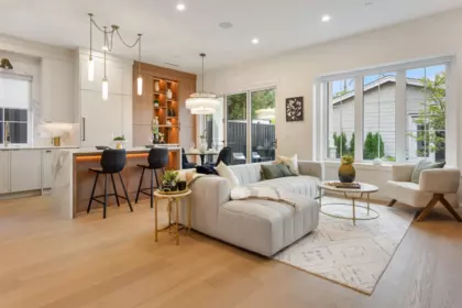 Living Room Photo of 2 2256 E Pender Street Street, Vancouver, BC
