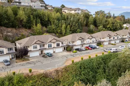 Aerial View of 71 8590 Sunrise Drive, Chilliwack, BC
