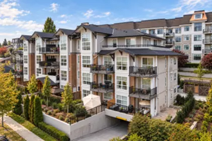 Exterior Rear Photo of 105 827 Roderick Avenue, Coquitlam, BC