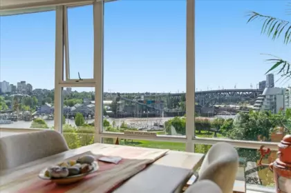Kitchen Island Photo of 803 455 Beach Crescent, Vancouver, BC
