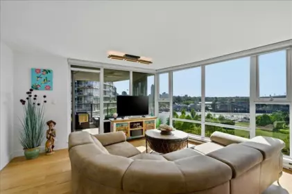 Living Room Photo of 803 455 Beach Crescent, Vancouver, BC