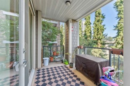 Outdoor Deck Photo of 203 255 Ross Drive, New Westminster, BC