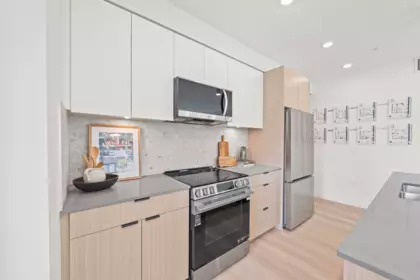 Kitchen Island Photo of 220 13455 94a Avenue, Surrey, BC