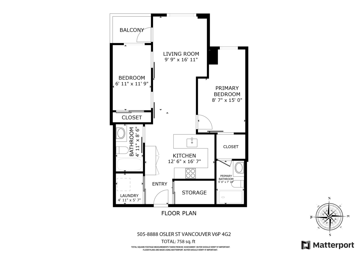 Loft / Bonus Room Photo of 505 8888 Osler Street, Vancouver, BC