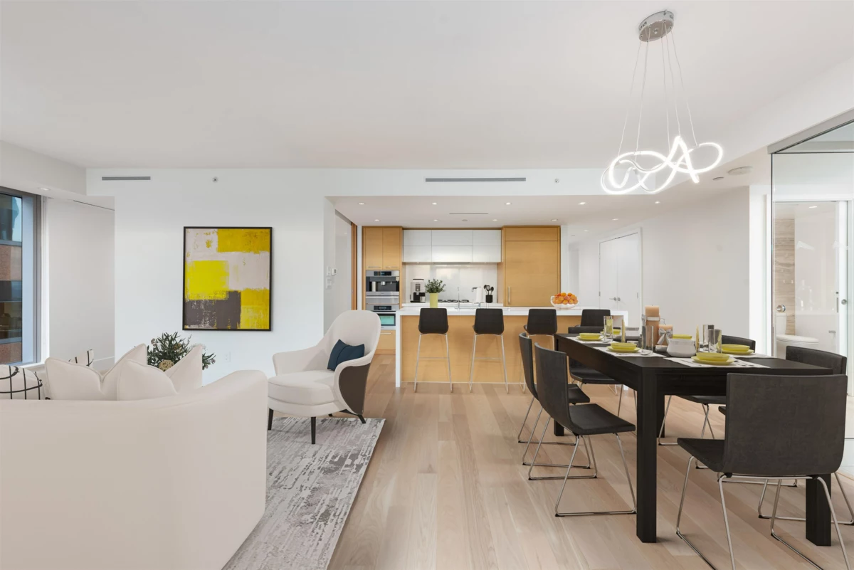 Living Room Photo of 2301 667 Howe Street, Vancouver, BC