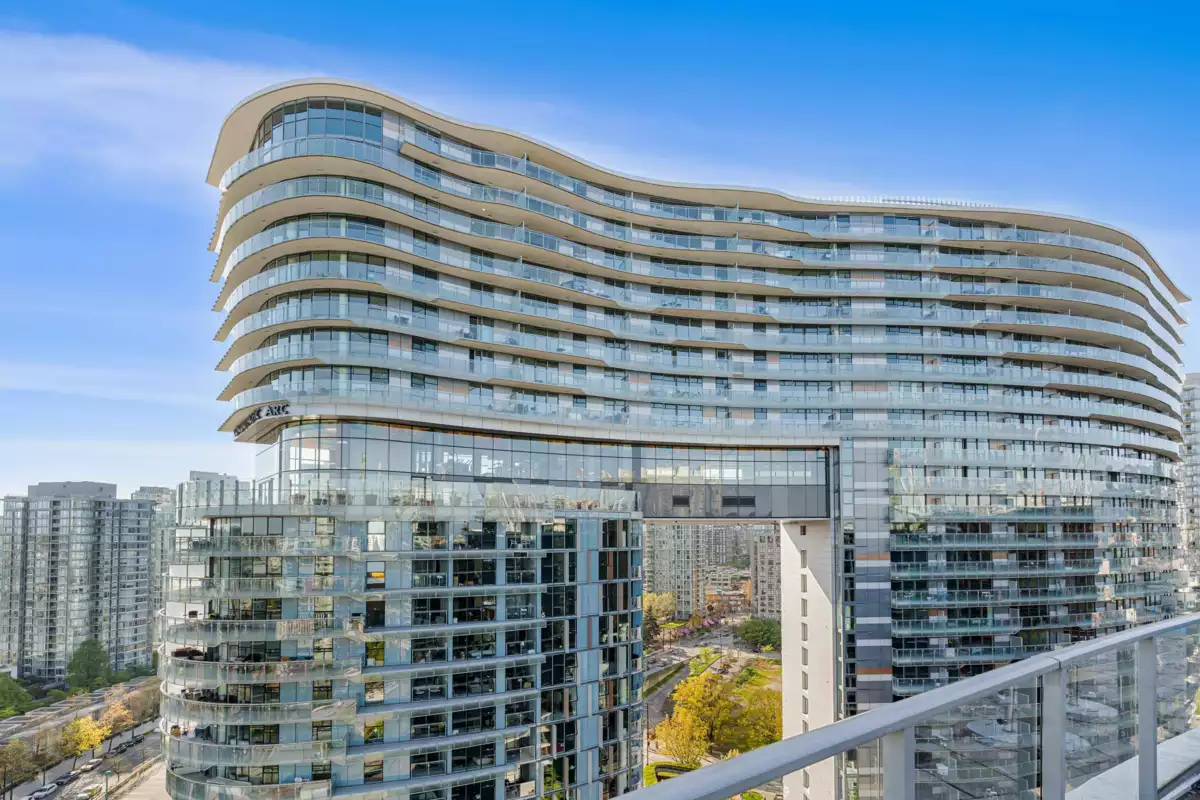 Aerial View of 1584 87 Nelson Street, Vancouver, BC