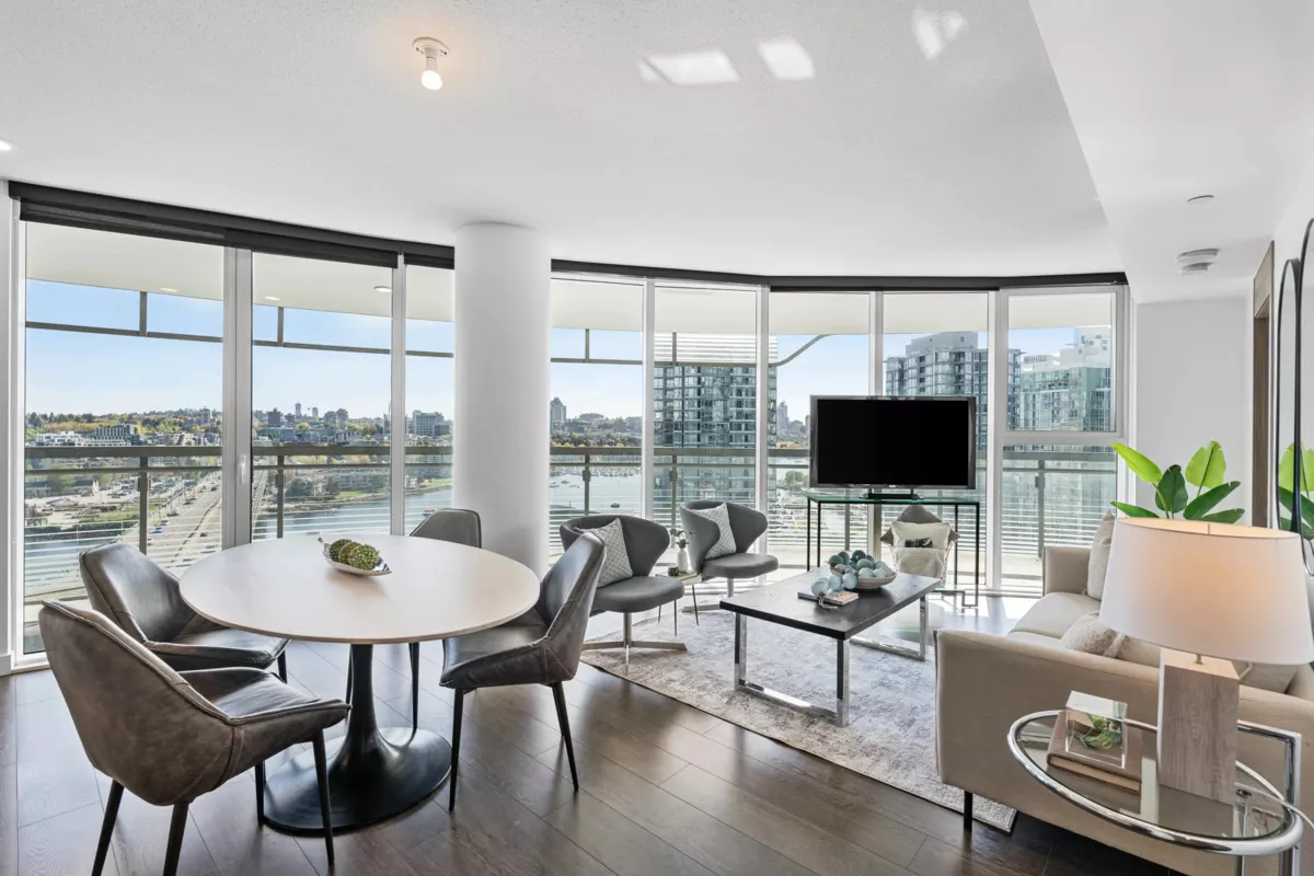 Exterior Rear Photo of 1584 87 Nelson Street, Vancouver, BC