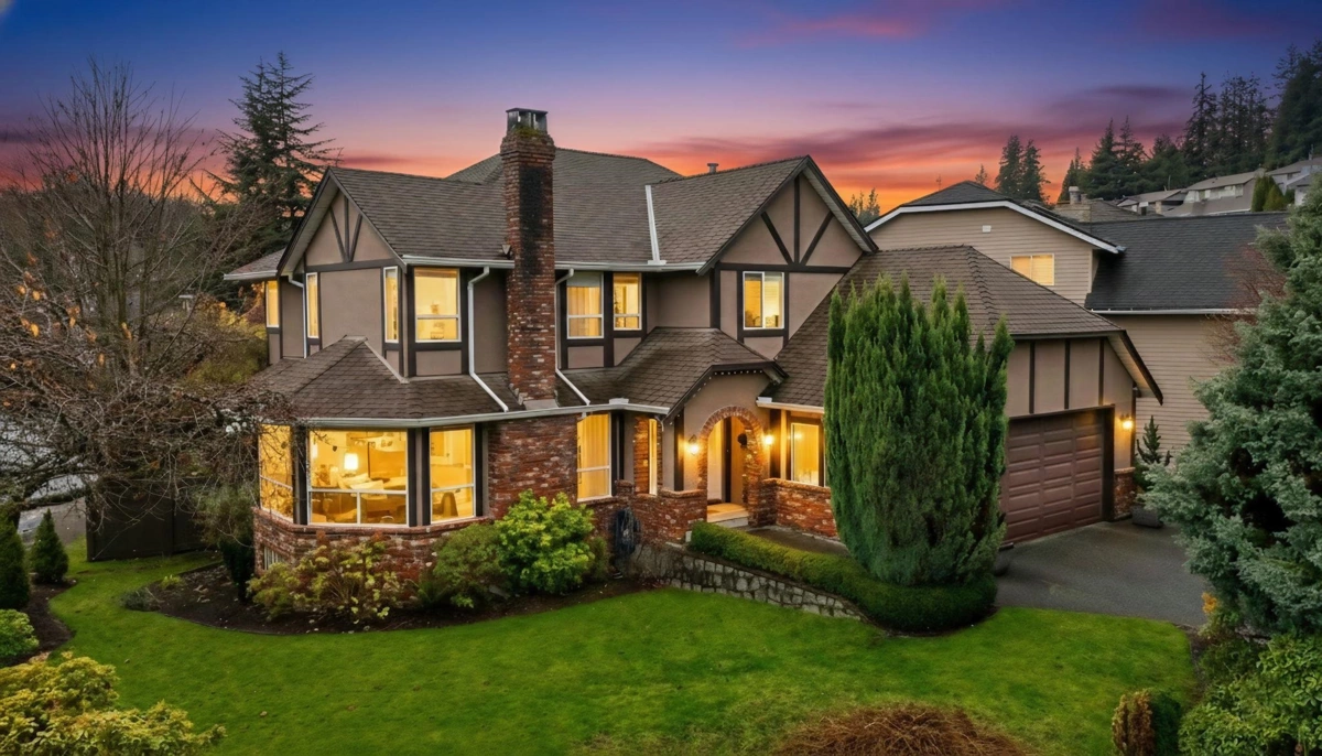 Exterior Rear Photo of 2890 Tempe Knoll Drive, North Vancouver, BC