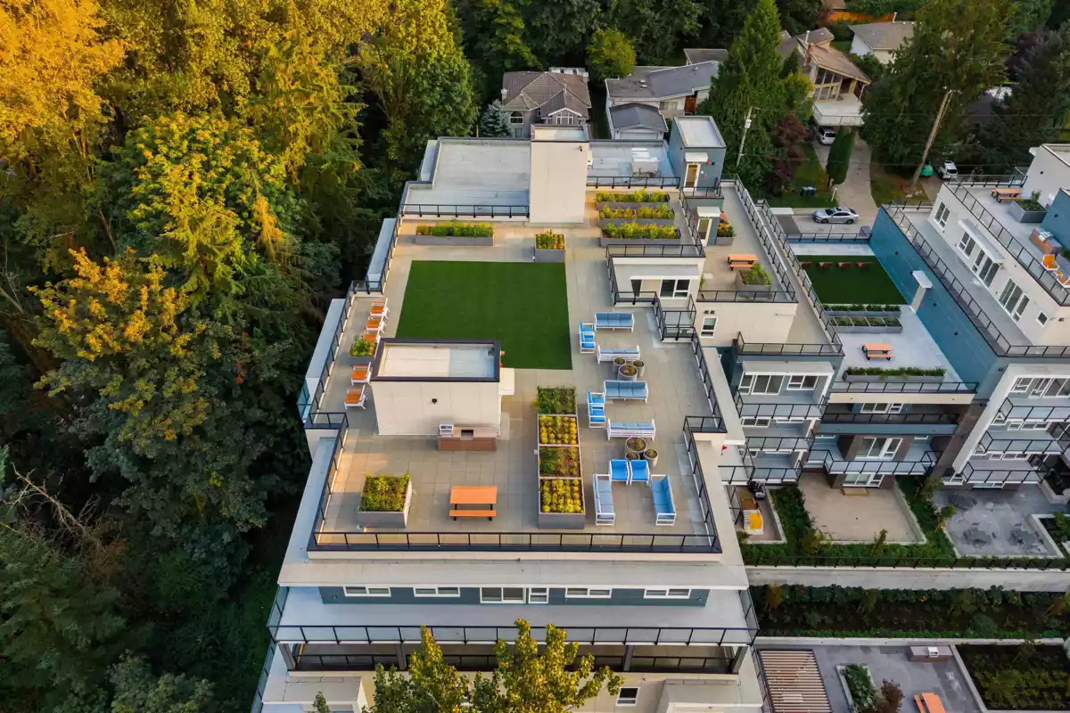 Backyard Photo of 221 2002 St. George Street, Port Moody, BC