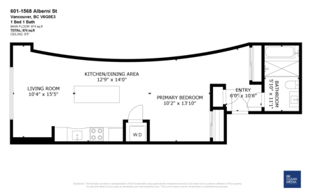 Hallway Photo of 601 1568 Alberni Street, Vancouver, BC