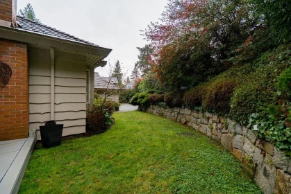 Aerial View of 4820 Headland Drive, West Vancouver, BC