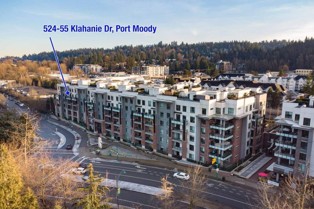 Aerial View of 524 55 Klahanie Drive, Port Moody, BC