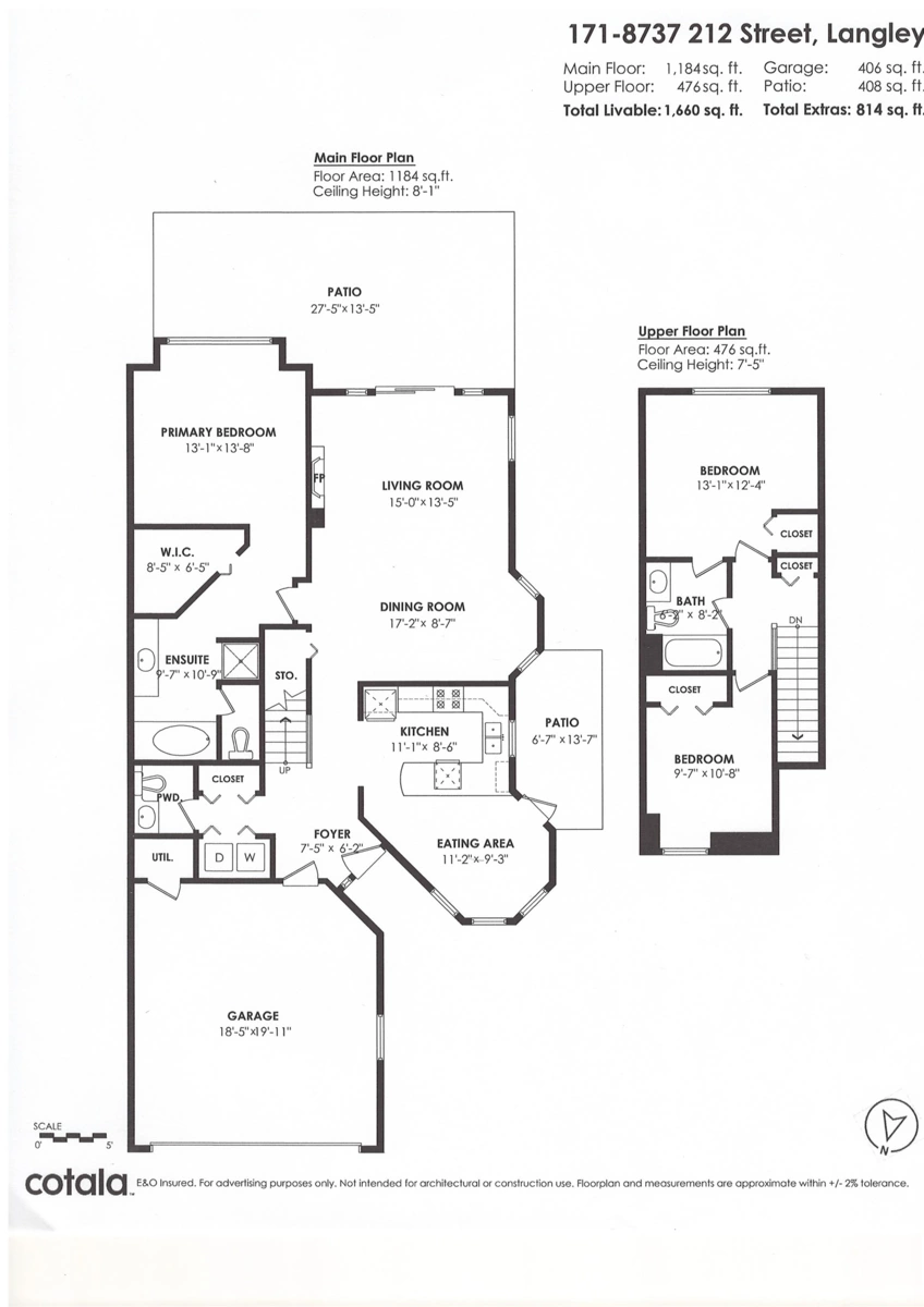 Exterior Rear Photo of 171 8737 212th Street, Langley, BC