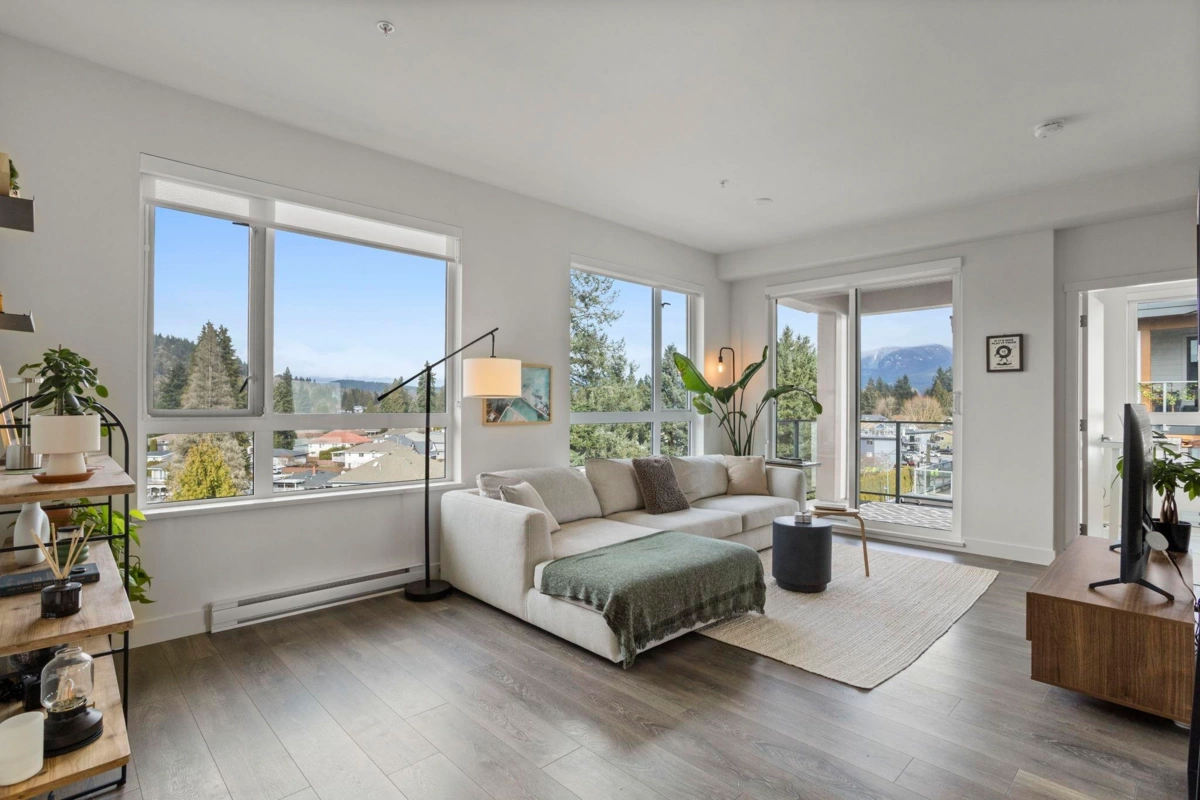 Living Room Photo of 612 735 Anskar Court, Coquitlam, BC