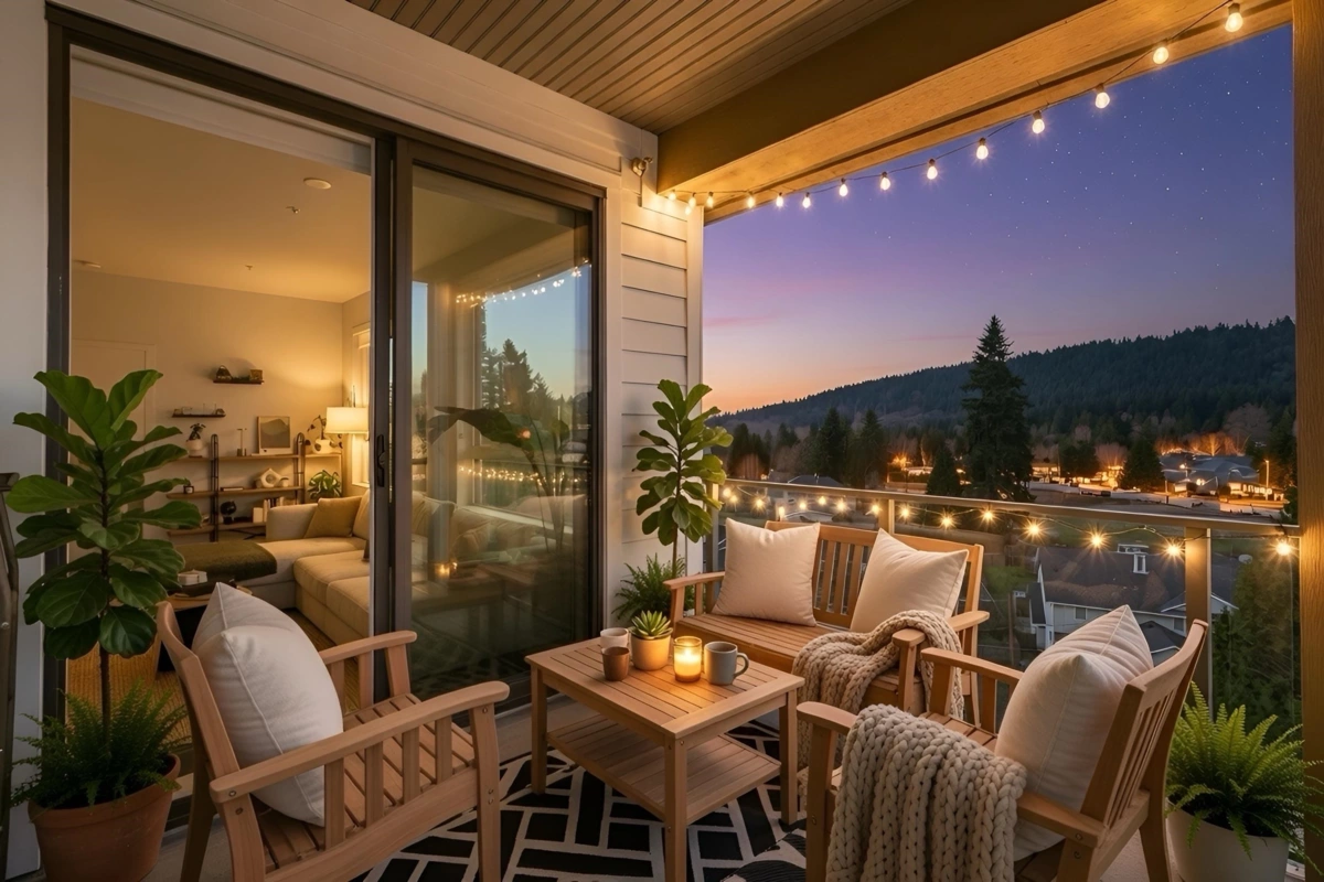 Outdoor Patio Photo of 612 735 Anskar Court, Coquitlam, BC