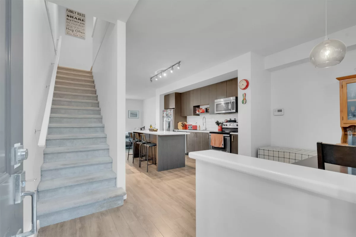 Living Room Photo of 4 13636 81a Avenue, Surrey, BC