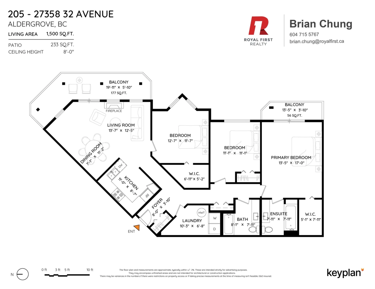 Exterior Rear Photo of 205 27358 32 Avenue, Langley, BC