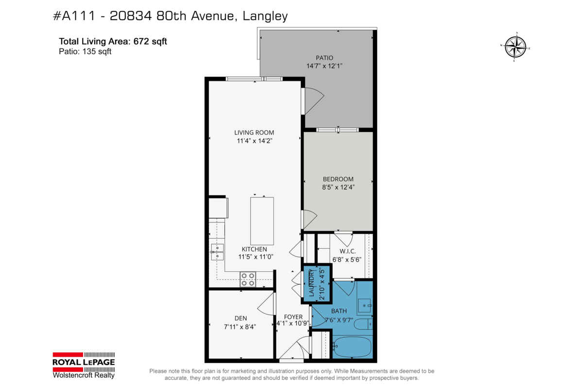 Powder Room Photo of A111 20834 80 Avenue, Langley, BC