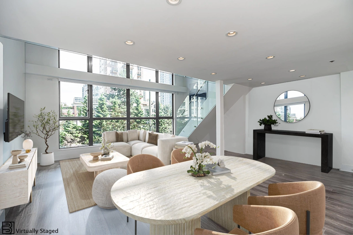 Dining Area Photo of 212 1238 Seymour Street, Vancouver, BC