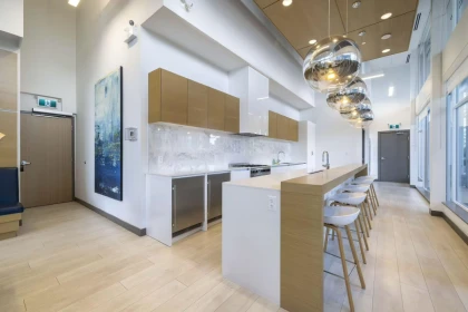 Kitchen Island Photo of 3606 4670 Assembly Way, Burnaby, BC