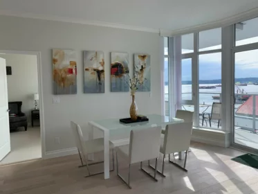 Kitchen Island Photo of 807 175 Victory Ship Way, Vancouver, BC