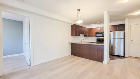 Kitchen Island Photo of 405 3260 St Johns Street, Port Moody, BC