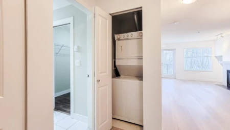 Laundry Room Photo of 405 3260 St Johns Street, Port Moody, BC