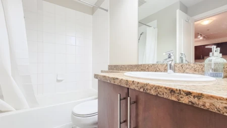 Powder Room Photo of 405 3260 St Johns Street, Port Moody, BC