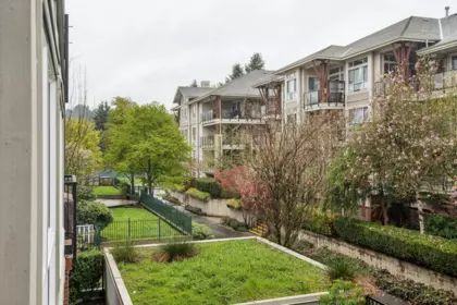 Backyard Photo of 206 2473 Atkins Avenue, Port Coquitlam, BC