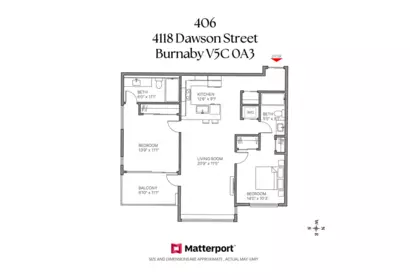 Backyard Photo of 406 4118 Dawson Street, Burnaby, BC