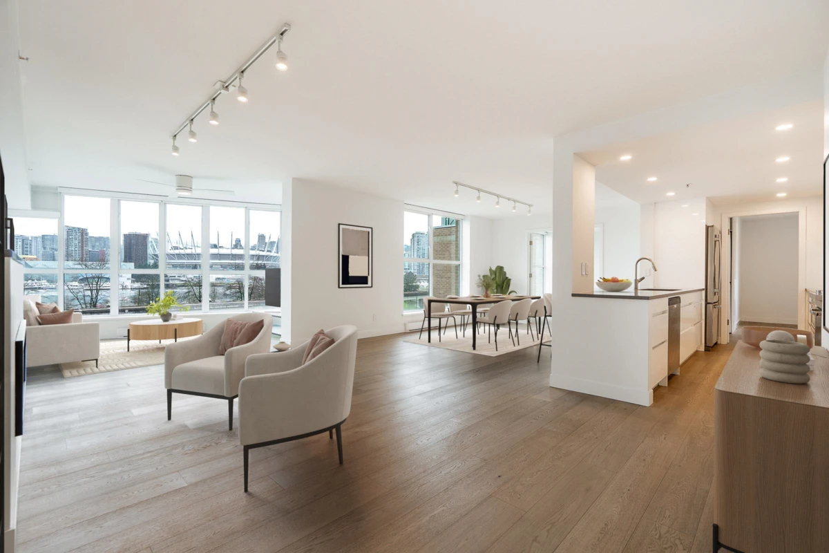 Family Room Photo of 403 1188 Quebec Street, Vancouver, BC