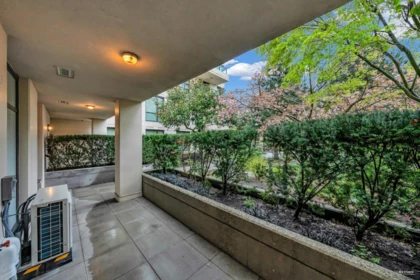 Outdoor Patio Photo of 304 2200 Douglas Road, Burnaby, BC