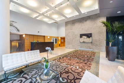 Aerial View of 1002 499 Broughton Street, Vancouver, BC