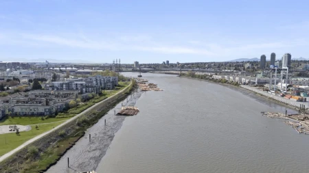 Aerial View of 31 10311 River Drive, Richmond, BC