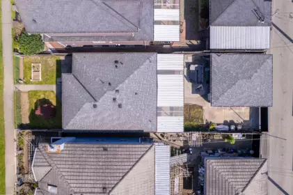 Aerial View of 2576 E 27th Avenue, Vancouver, BC